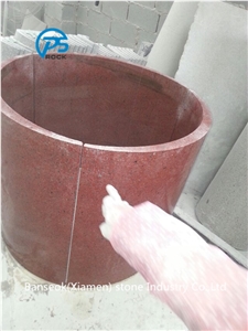 Imperial Red Granite Column, Red Granite Column, Building Decorative