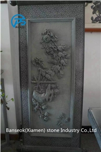 Mongolia Black Granite Sculpture, Black Granite, Grantie Sculpture