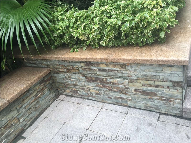 Multicolor Slate Culture Stone, Culture Stone, Culture Slate
