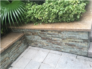 Multicolor Slate Culture Stone, Culture Stone, Culture Slate