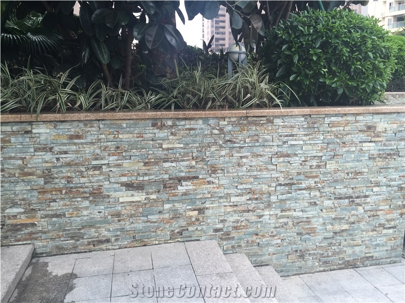 Multicolor Slate Culture Stone, Culture Stone, Culture Slate