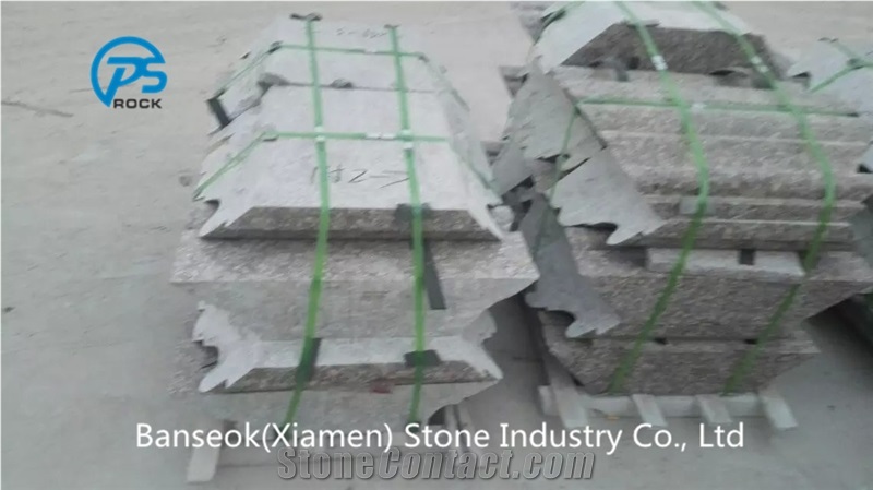Yongding Red Granite Column Base, China Factory, Building Decorative