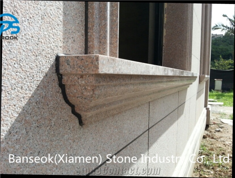 Yongding Red Granite Window Sills, China Granite, Building Decorative