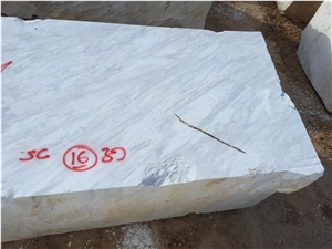Volakas White Marble Blocks Greece