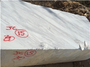 Volakas White Marble Blocks Greece