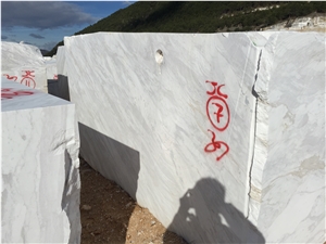 Volakas White Marble Blocks Greece