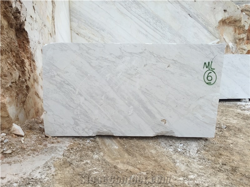 Volakas White Marble Blocks Greece