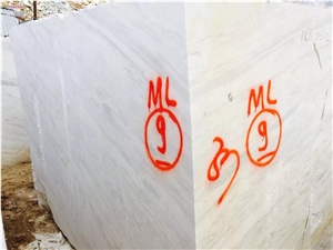 Volakas White Marble Blocks Greece