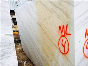 Volakas White Marble Blocks Greece