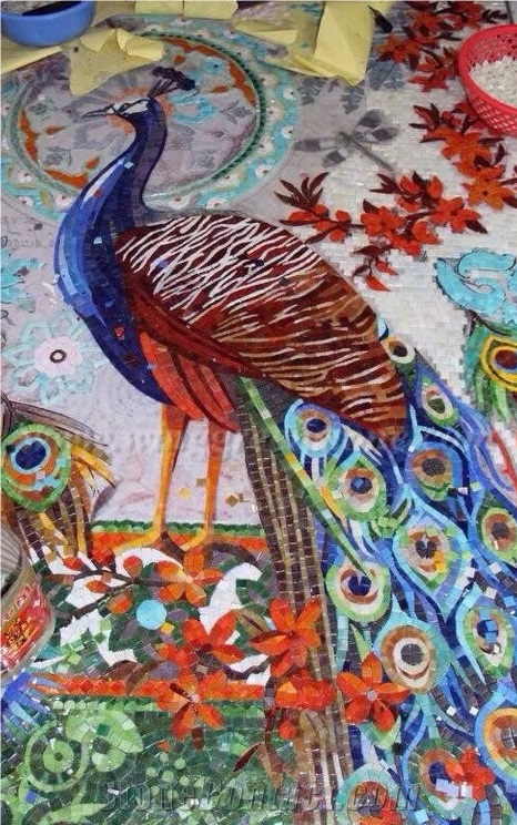 Beautiful Glass Mosaic Pattern, Winggreen