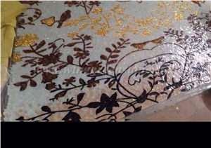 Beautiful Glass Mosaic Pattern, Winggreen