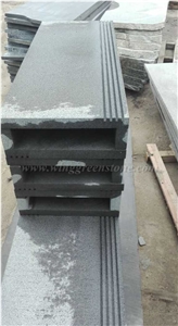 Black Basalt Step, Black Andesite Tread, Winggreen