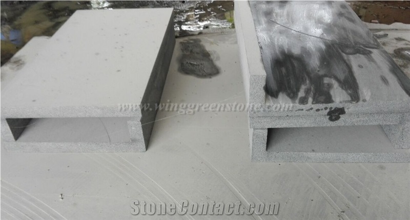 Black Basalt Step, Black Andesite Tread, Winggreen