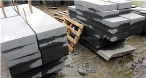 Black Basalt Step, Black Andesite Tread, Winggreen
