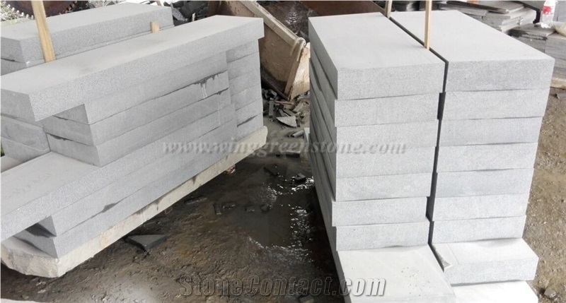 Black Basalt Step, Black Andesite Tread, Winggreen