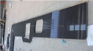 Black Galaxy Granite Kitchen Countertop,Black Granite Kitchen Countertops ,Bath Top,Island Top,Desk Top