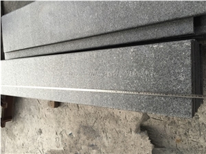 China Black Basalt, G684 Black Basalt Window Sill with Water Drop Lines, Fuding Black Window Frame, Black Window Surround, Xiamen Winggreen Manufacturer