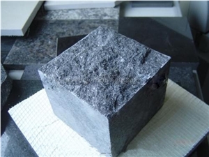 China Black Basalt, G684 Cube/Cobble Stone Pavers, Fuding Black Paving Sets for Outdoor Garden Stepping Pavements, Walkway/Driveway Paving