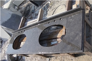 China Blue Limestone Countertops, Bath Top,Island Top,Desk Top