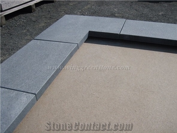 China Granite Pool Pavers,Dark Grey Granite Swimming Pool Coping,G654 Granite Pool Terraces,G654 Granite Pool Coping Tiles