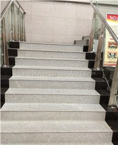 Chinese Grey G603 Granite Step,Staircase Risers