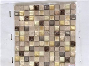 Colorful Glass Mosaic, Marble Mosaic, Winggreen