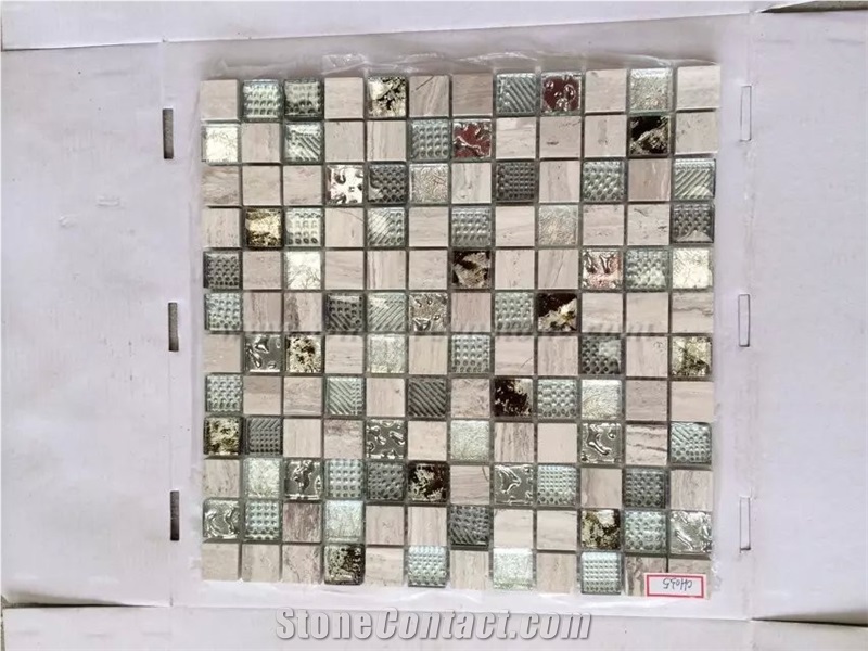 Colorful Glass Mosaic, Marble Mosaic, Winggreen