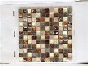 Colorful Glass Mosaic, Marble Mosaic, Winggreen