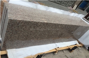 Competitive Price, Chinese Pink Granite, G687 Granite Kithchen Countertops, Top Polished Tao Hua Red Granite Bar Tops, Peach Red Granite Kitchen Worktops, Xiamen Winggreen Manufacturer