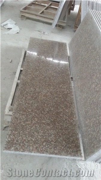 Competitive Price, Chinese Pink Granite, G687 Granite Kithchen Countertops, Top Polished Tao Hua Red Granite Bar Tops, Peach Red Granite Kitchen Worktops, Xiamen Winggreen Manufacturer