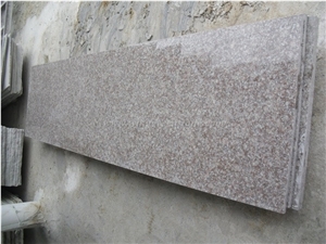 Competitive Price, Chinese Pink Granite, G687 Granite Kithchen Countertops, Top Polished Tao Hua Red Granite Bar Tops, Peach Red Granite Kitchen Worktops, Xiamen Winggreen Manufacturer