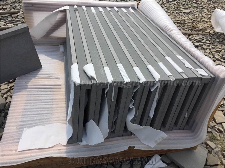 Competitive Price High Quality Hainan Black Basalt Pool Coping/Pavers/Swimming Pool Decks