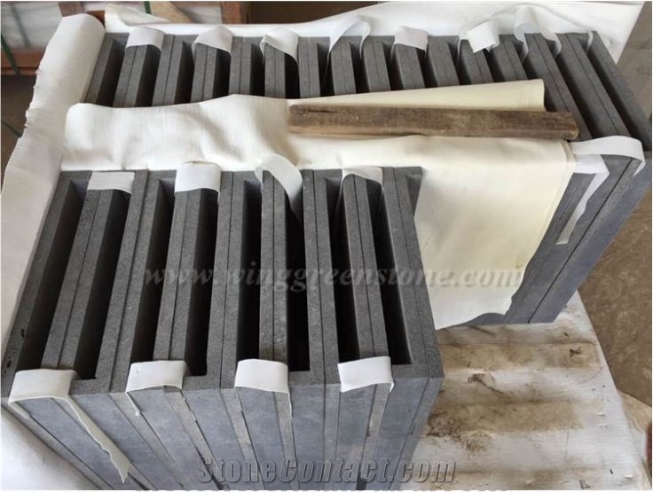 Competitive Price High Quality Hainan Black Basalt Pool Coping/Pavers/Swimming Pool Decks