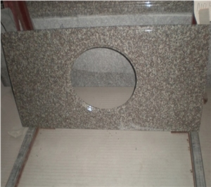 Factory Direct Sale Of G664 Granite/Luo Yuan Red Granite/ Brainbrook Brown Granite/Black Spots Brown Granite/China Pink Granite Polished for Vanity Tops