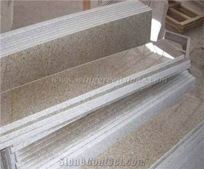 Factory Direct Supply Of High Quality G682 Yellow Granite Polished Stair,Steps & Risers, Treads and Threshold, Winggreen Stone