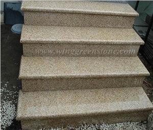 Factory Direct Supply Of High Quality G682 Yellow Granite Polished Stair,Steps & Risers, Treads and Threshold, Winggreen Stone
