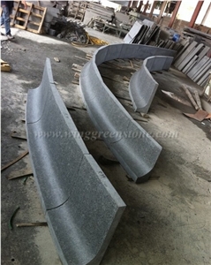 Flamed G684 Fuding Black Basalt,China Black Basalt,Black Pearl,Swimming Pool Pavers