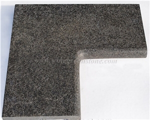Flamed G684 Fuding Black Basalt,China Black Basalt,Black Pearl,Swimming Pool Pavers