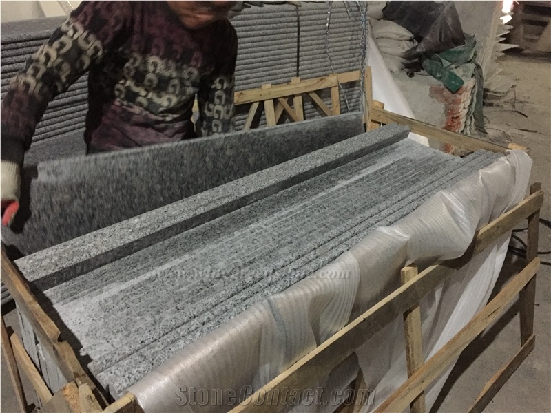 G383 Granite Kitchen Countertops, Island Countertops, Pearl Flower Worktops, China Pink Granite Tops,Xiamen Winggreen Manufacturer