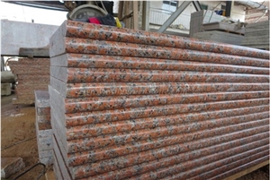 G562 Granite Stairs & Steps, Stair Design for House Red, Riser
