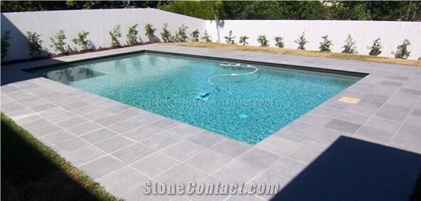 G654 Dark Grey Granite Anti-Slipping Swimming Pool Coping, China Impala Grey