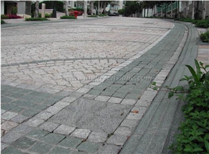 G654 Dark Grey Granite Cube Stone,Sesame Grey Granite, Cobble Stone Pavers,Impala Dark Granite ,China Dark Grey Granite Paving Stone