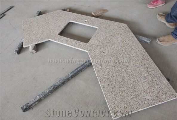 G682 Granite Countertop, Granite Kitchen Top,Sunset Gold Worktops