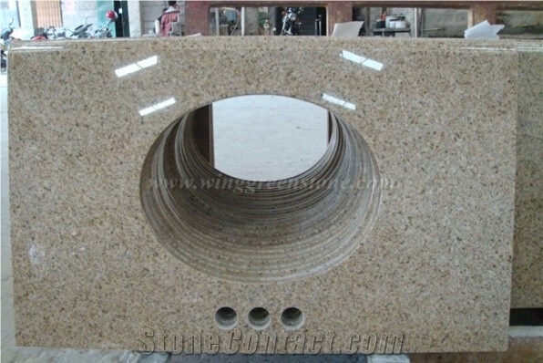 G682 Granite Countertop, Granite Kitchen Top,Sunset Gold Worktops
