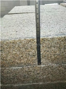 G682 Paving Stone, Flamed Yellow Paver, Winggreen