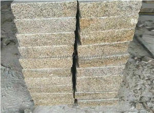 G682 Paving Stone, Flamed Yellow Paver, Winggreen