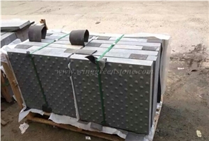 G684 Fuding Black Granite Blind Stone,China Black Granite Tactile Paving Stone,Warning Tiles,Driveway Paving Stone