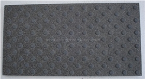 G684 Fuding Black Granite Blind Stone,China Black Granite Tactile Paving Stone,Warning Tiles,Driveway Paving Stone