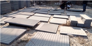 G684 Fuding Black Granite Blind Stone,China Black Granite Tactile Paving Stone,Warning Tiles,Driveway Paving Stone