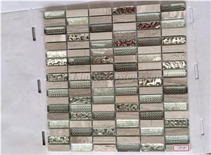 Glass Mosaic, Linear Strips Mosaic, Winggreen